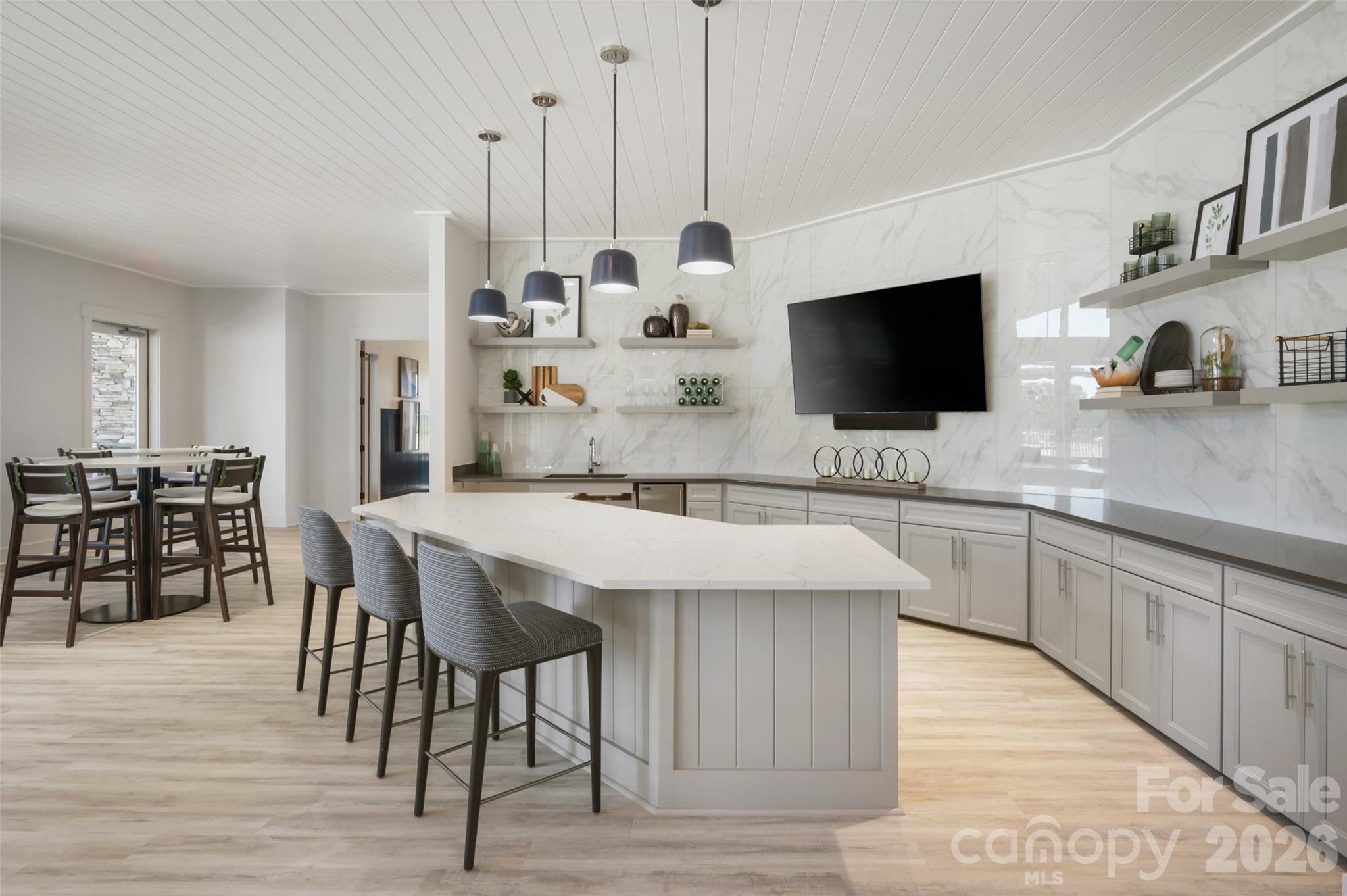 1007 Meander Lane Waxhaw, NC 28173 - Photo 24 of 35 a kitchen with stainless steel appliances kitchen island granite countertop a sink and cabinets