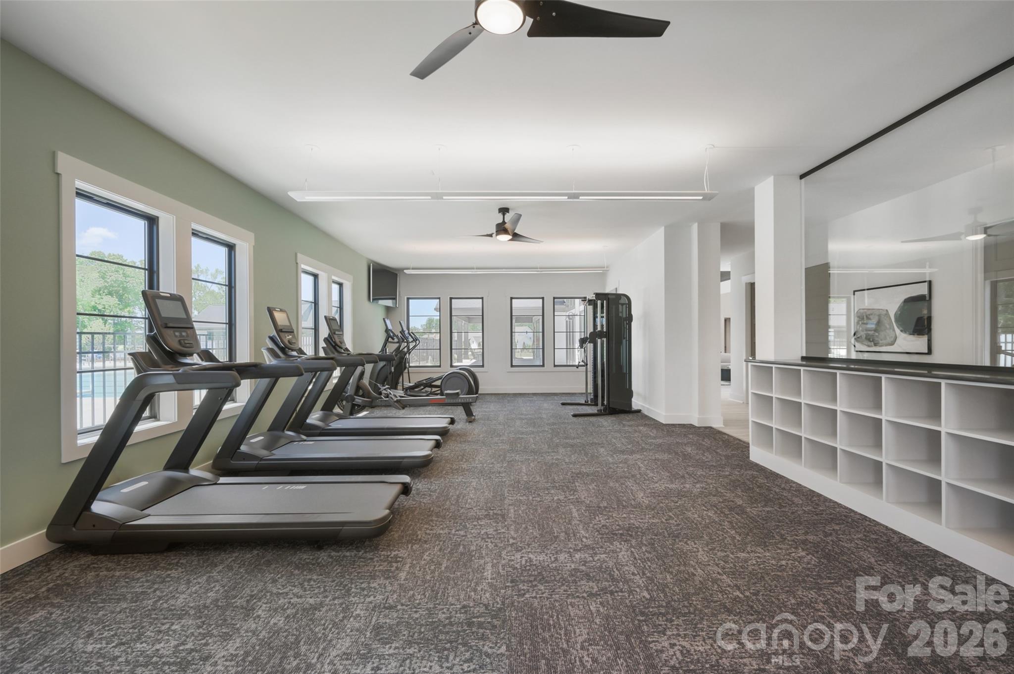1007 Meander Lane Waxhaw, NC 28173 - Photo 27 of 35 a view of a room with gym equipment