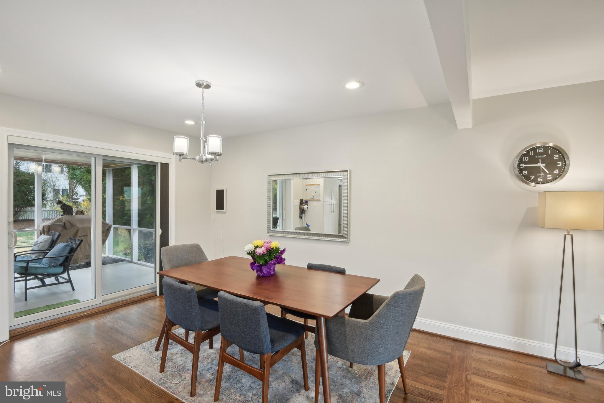 505 Devonshire Drive Northeast Vienna, VA 22180 - Photo 10 of 46 a view of a dining room with furniture and wooden floor