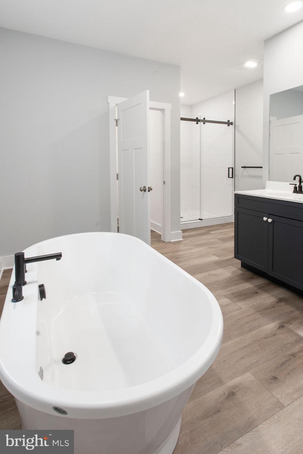 0 Log Cabin Road York, PA 17408 - Photo 11 of 23 Sleek modern bathroom with elegant tub.