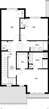 a picture of a open white wall