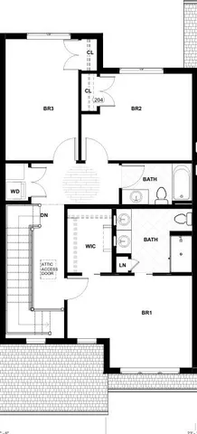 a picture of a open white wall