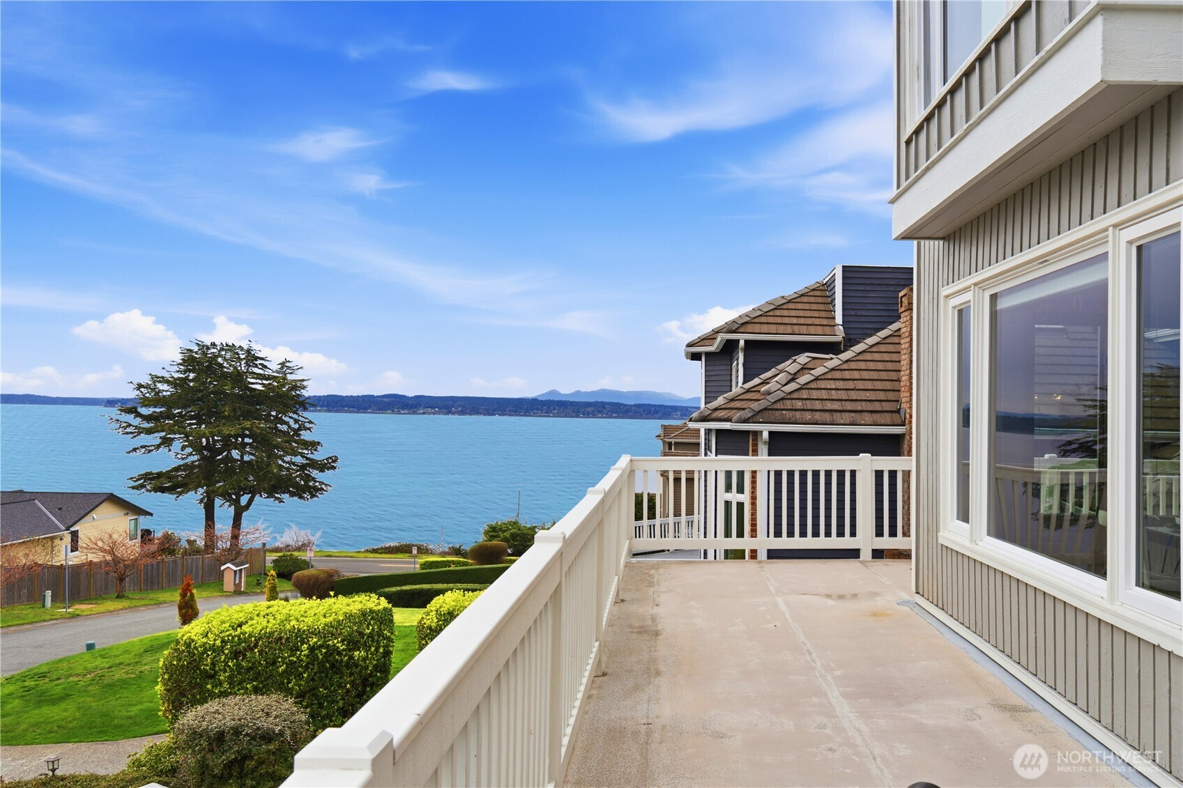 2626 Northwest 204th Street Shoreline, WA 98177 - Photo 16 of 35 a view of a balcony with lake view