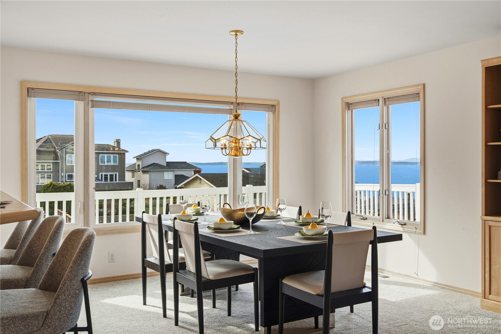 2626 Northwest 204th Street Shoreline, WA 98177 - Photo 10 of 35 a view of a dining room with furniture window and outside view