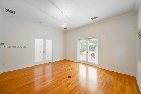 a view of empty room