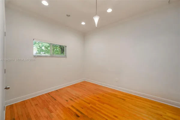 a view of an empty room