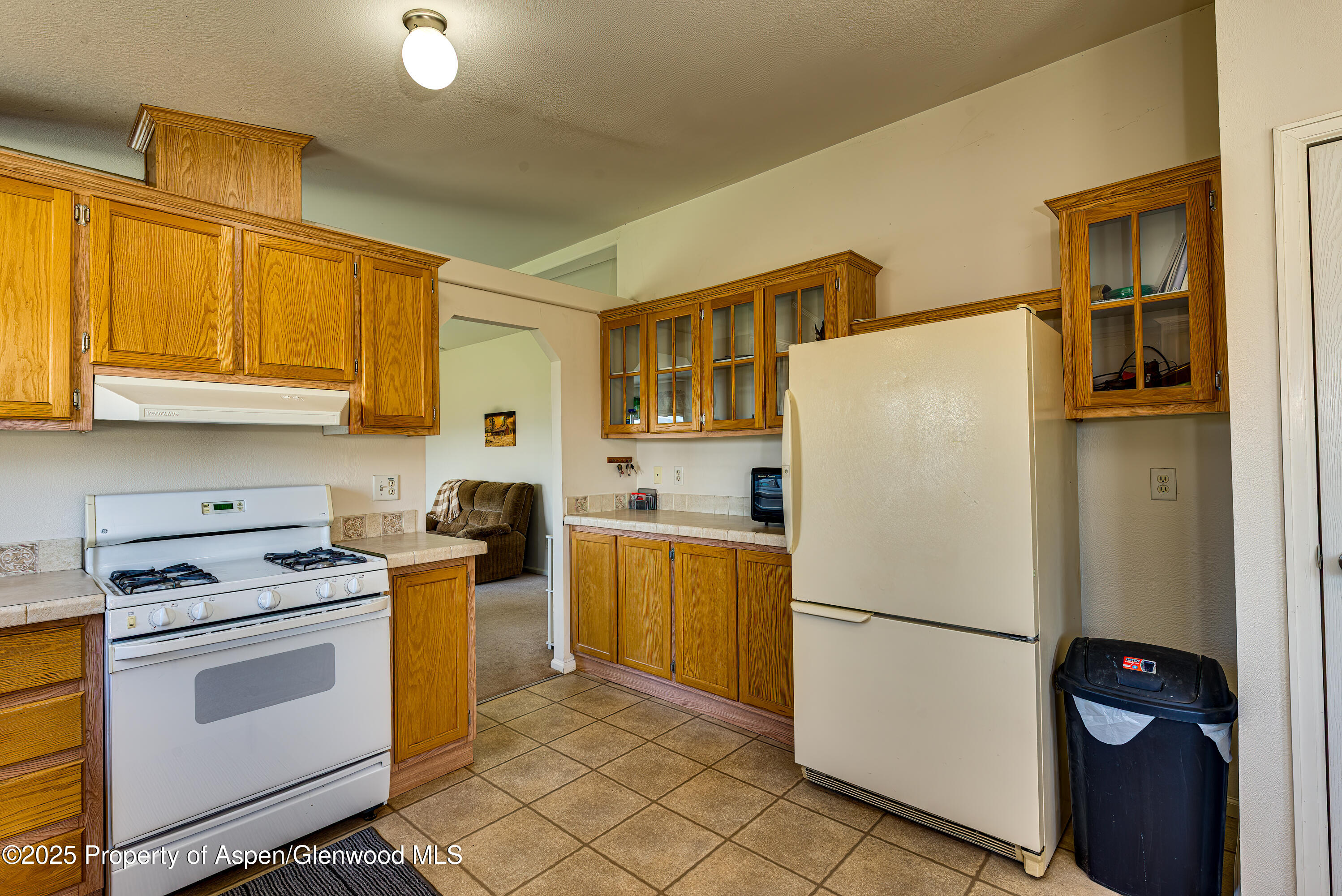114 Rusty Spur Trail Rifle, CO 81650 - Photo 14 of 47 a kitchen with a refrigerator sink stove and cabinets
