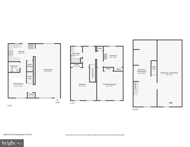 $299,000 | 2109 South Cecil Street, Philadelphia, PA 19143