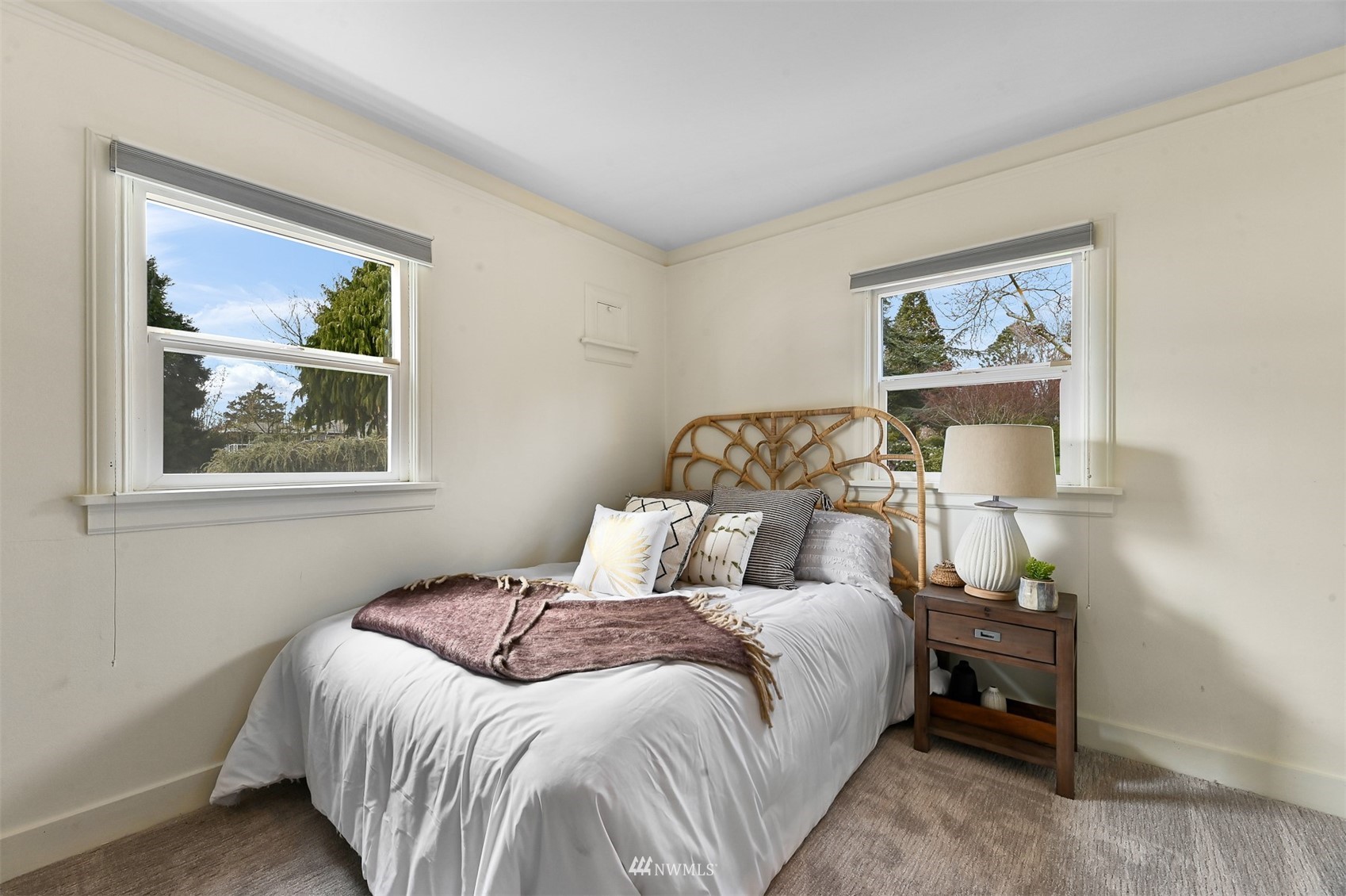 3796 Bancroft Road Bellingham, WA 98225 - Photo 21 of 38 a bedroom with a bed and a painting on the wall
