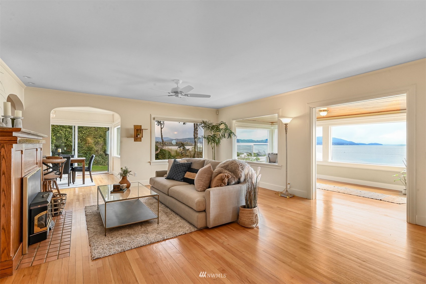 3796 Bancroft Road Bellingham, WA 98225 - Photo 4 of 38 a living room with furniture and a large window
