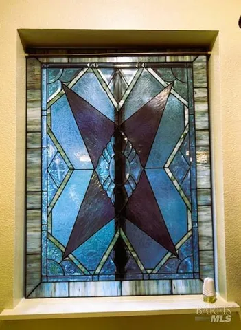 a very nice looking room with a large window