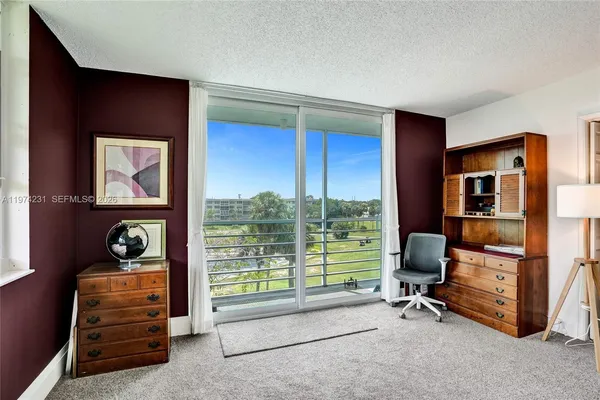 a view of outdoor space with garden