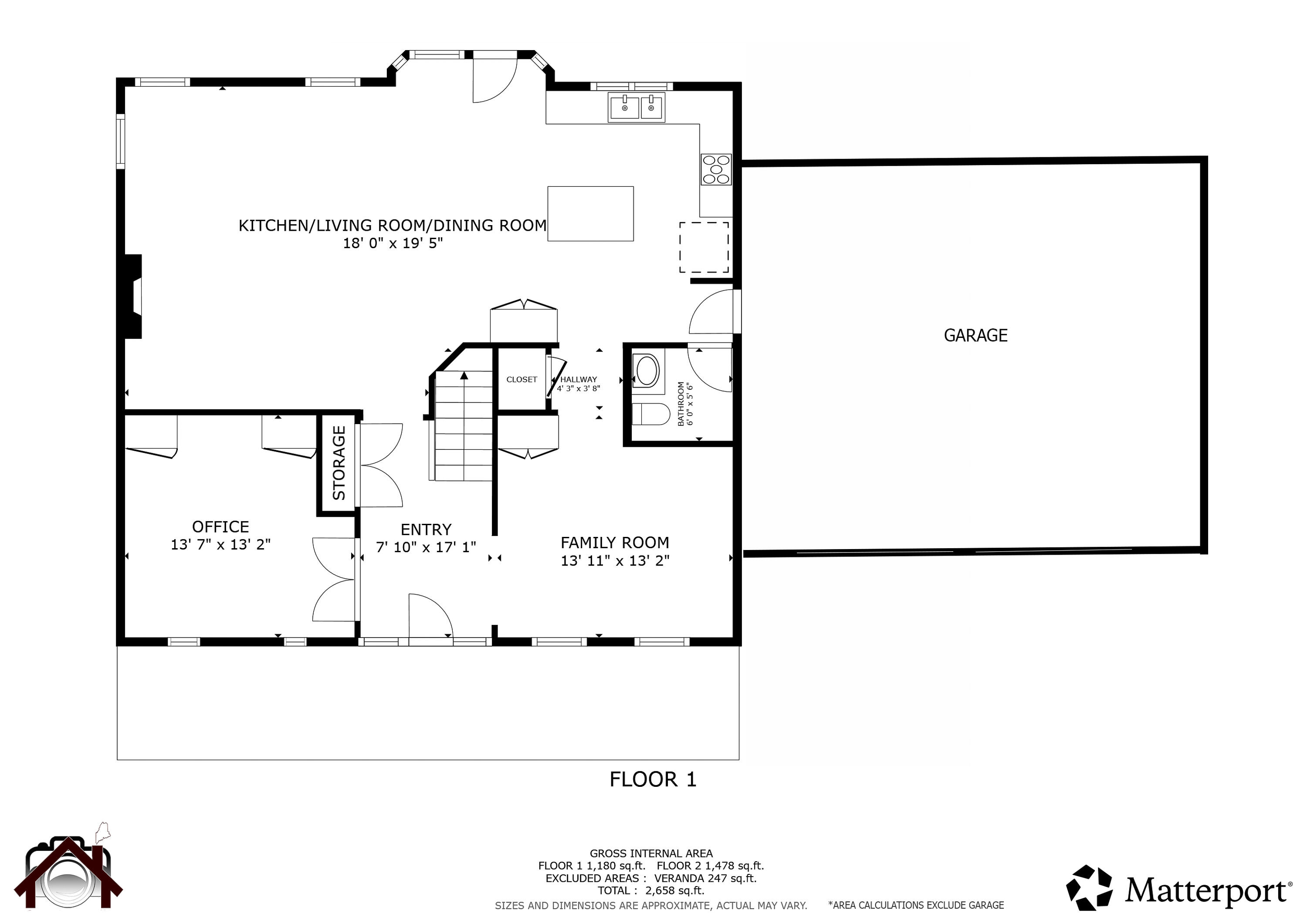 31 Harley Lane Bowdoin, ME 04287 - Photo 50 of 50 First Floor Plan