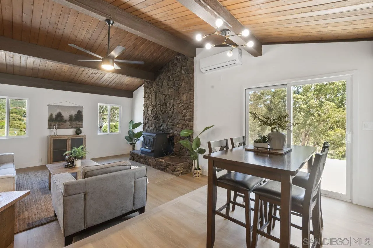 23471 Japatul Valley Road Alpine, CA 91901 - Photo 15 of 57 a living room with furniture and a large window
