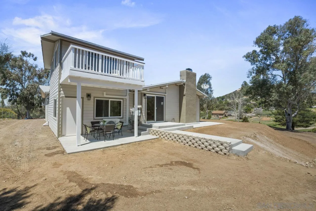 23471 Japatul Valley Road Alpine, CA 91901 - Photo 35 of 57 a front view of house with yard and trees around