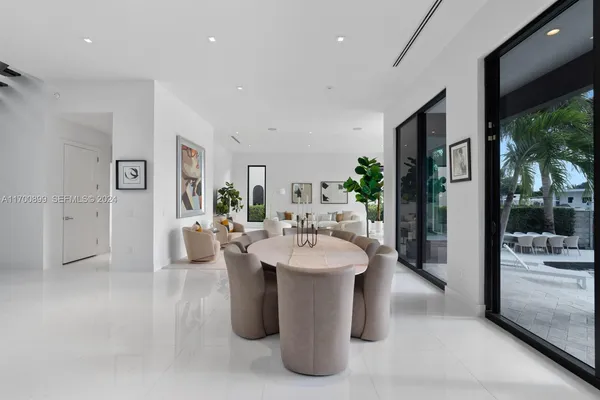 a very nice looking room with a large window