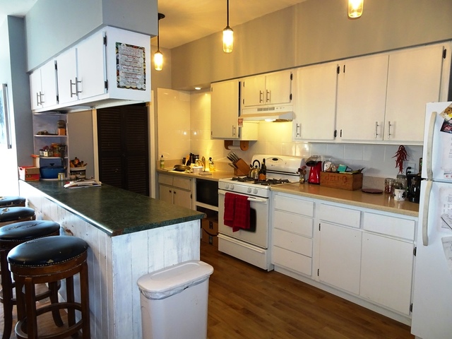 219 West Main Street St. Charles, IL 60174 - Photo 3 of 5 a kitchen with stainless steel appliances kitchen island granite countertop a sink a stove and cabinets