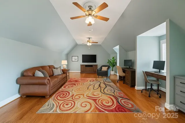 a view of a terrace with seating area
