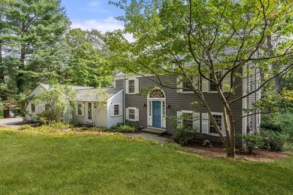50 Hubbard Road Weston, MA 02493 - Photo 1 of 42 front view of a house with a yard