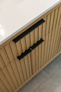 a view of staircase with wooden floor