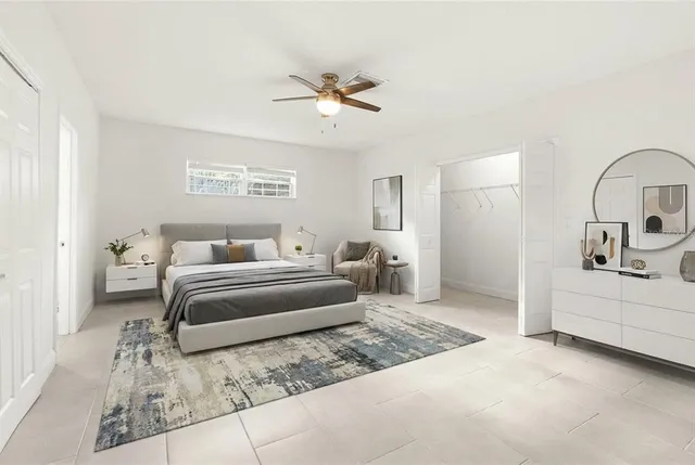 a view of empty room