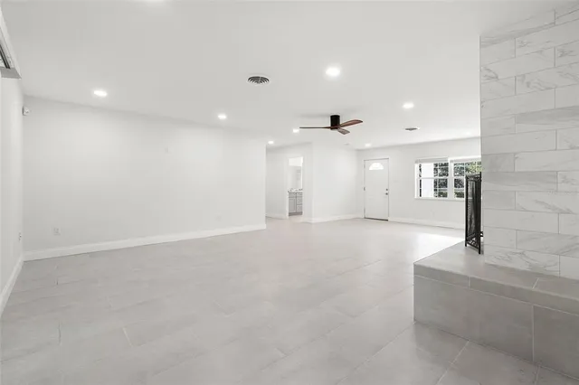 a view of an empty room