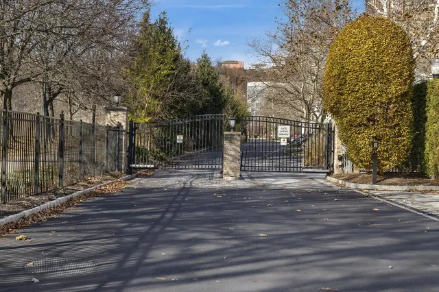 a view of a city and lake