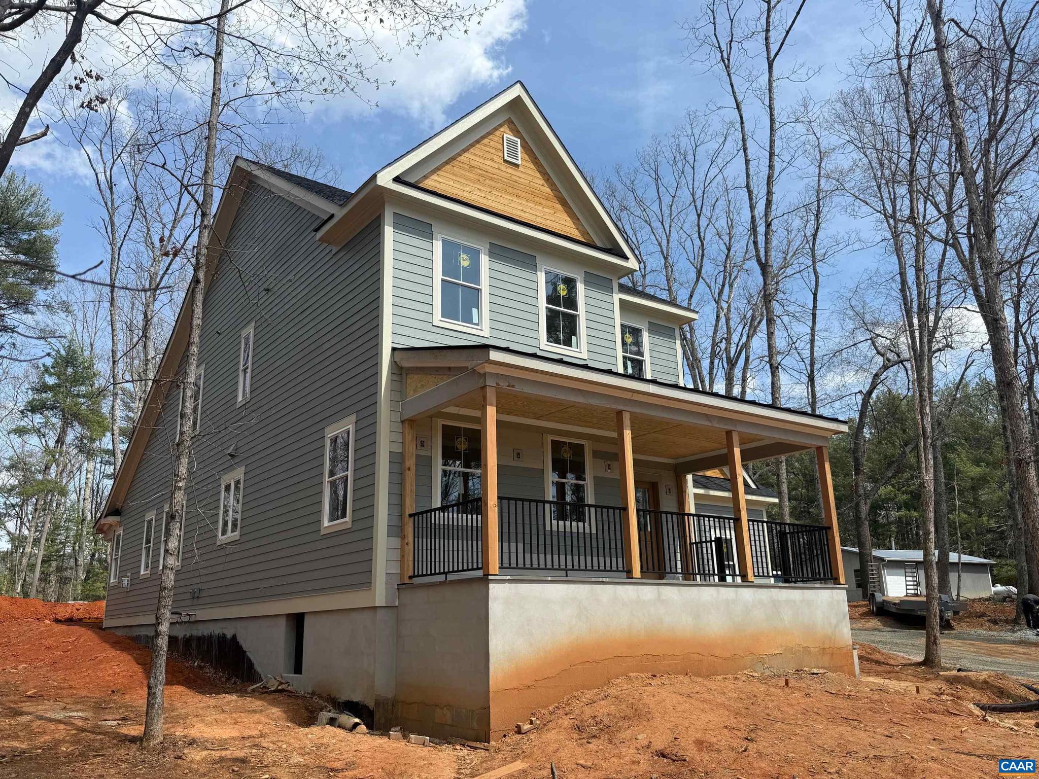 4360 Garth Road Crozet, VA 22932 - Photo 12 of 52 a front view of a house with a yard