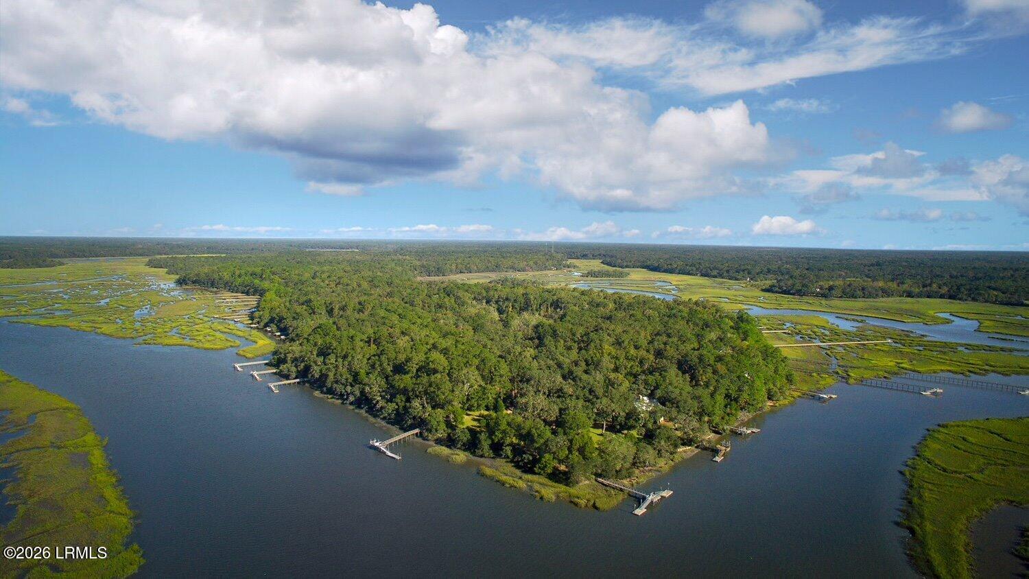 24 Blake Lane Seabrook, SC 29940 - Photo 37 of 44 Bull Point Aerial Photo