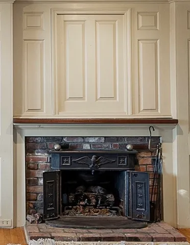 a close view of a stove in the kitchen