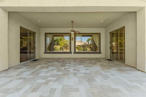 a view of a house with swimming pool