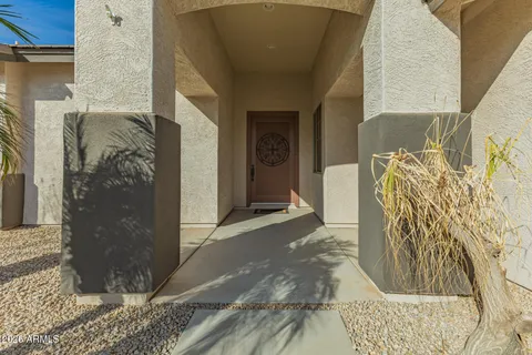 a view of front door of a house