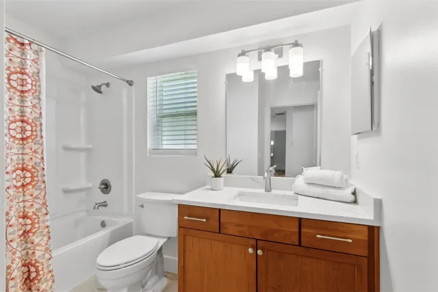 a backyard of a house