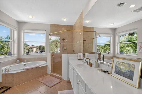 a view of outdoor space with swimming pool