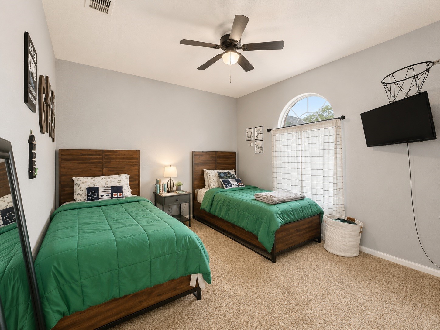 9911 Bronze Mill Lane Rosharon, TX 77583 - Photo 12 of 15 This bright secondary bedroom offers a versatile space that can easily adapt to changing needs.