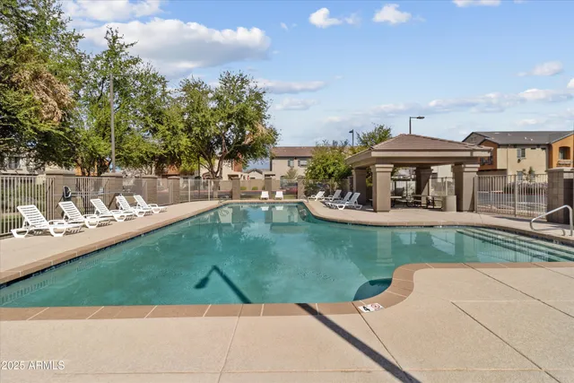 a view of a house with a patio