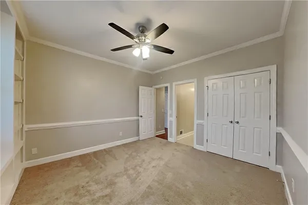 a view of an empty room