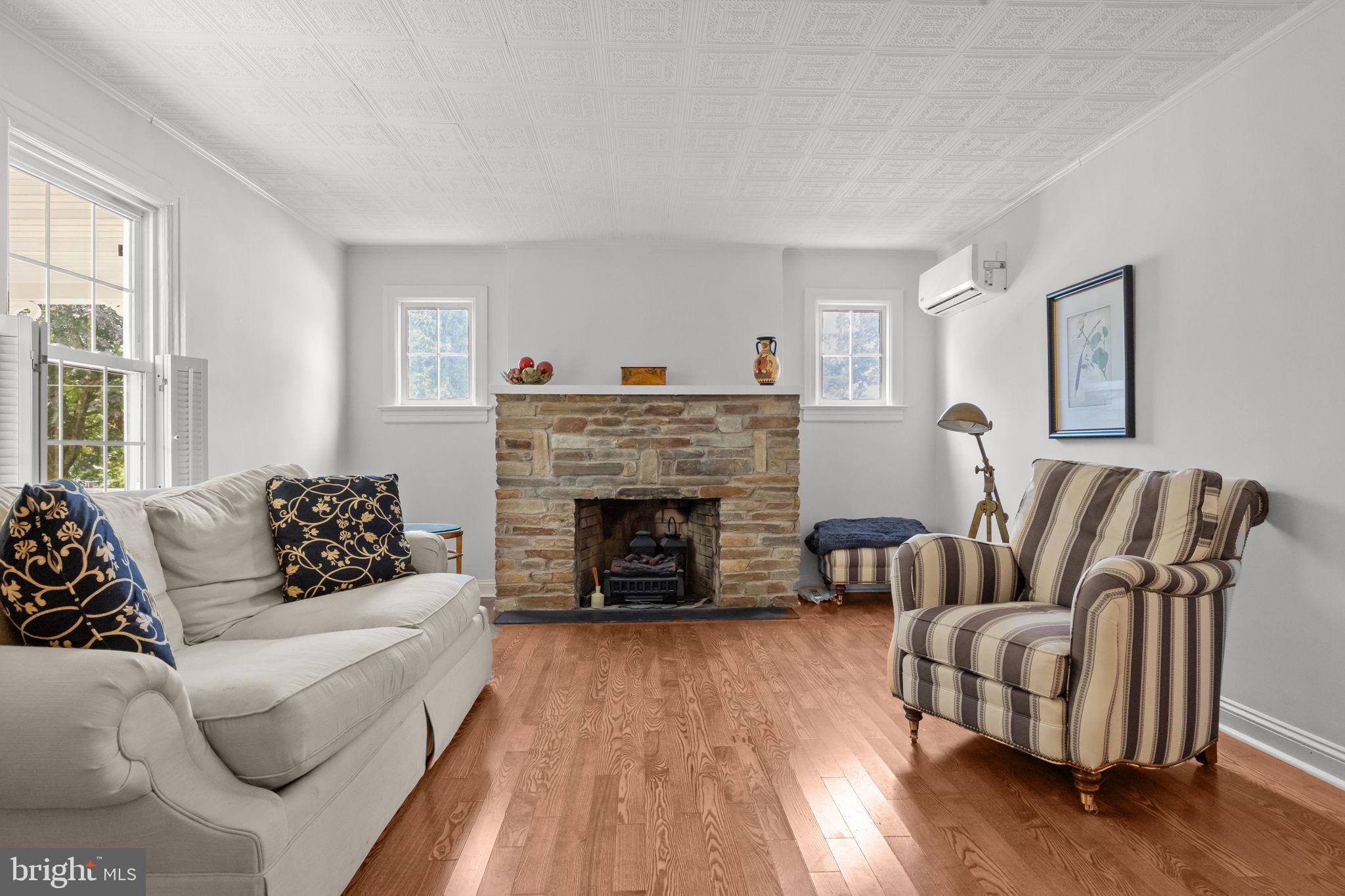 182 West Upper Ferry Ewing, NJ 08628 - Photo 5 of 33 Cozy living space with charming fireplace.