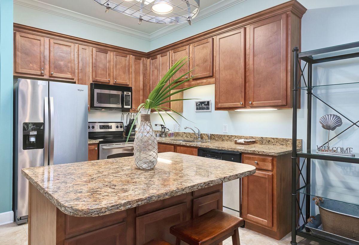 231 Somerset Bridge Road, Unit 1204 Santa Rosa Beach, FL 32459 - Photo 6 of 24 Kitchen w/ Island