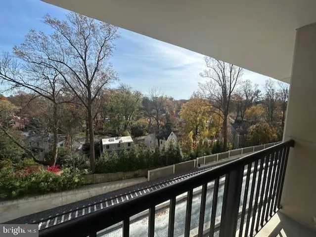 a city view from a balcony