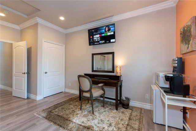 a room with a bed and a couch