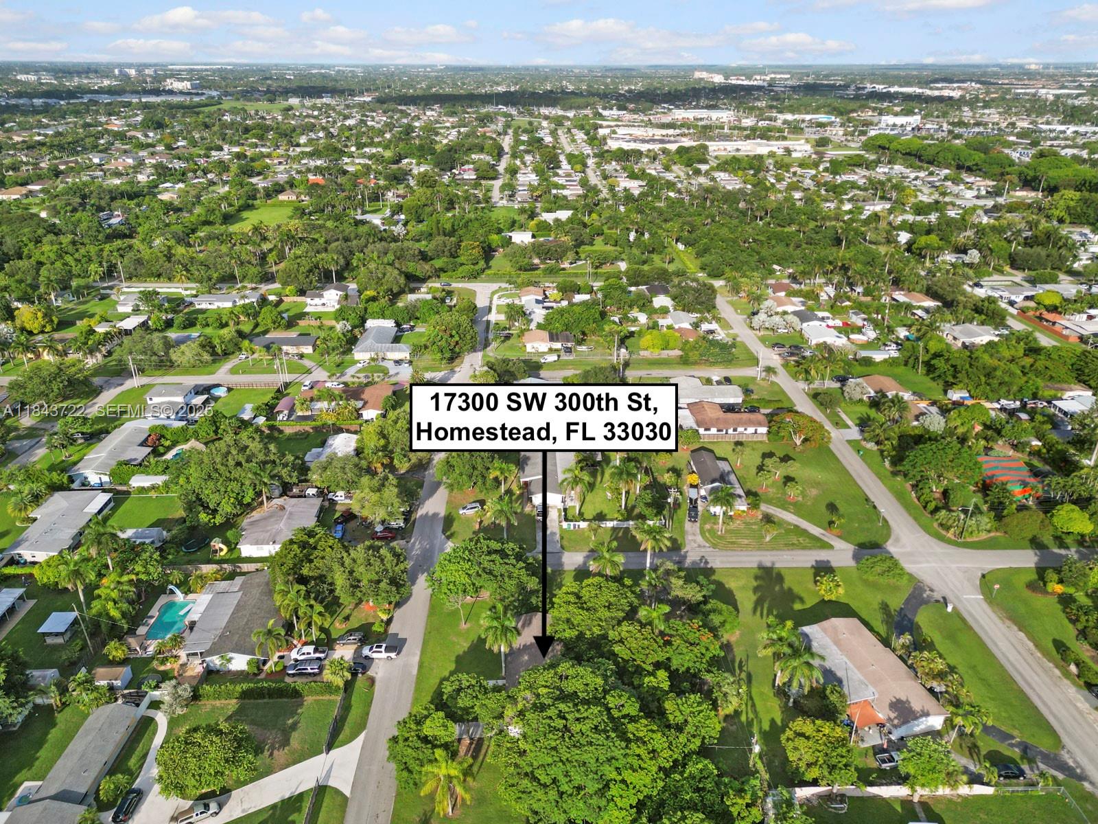 17300 Southwest 300th Street Homestead, FL 33030 - Photo 27 of 33 a view of a city with ocean view