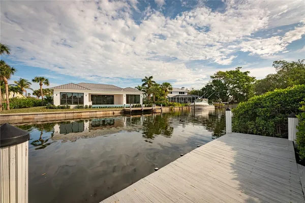 a view of house with ocean view
