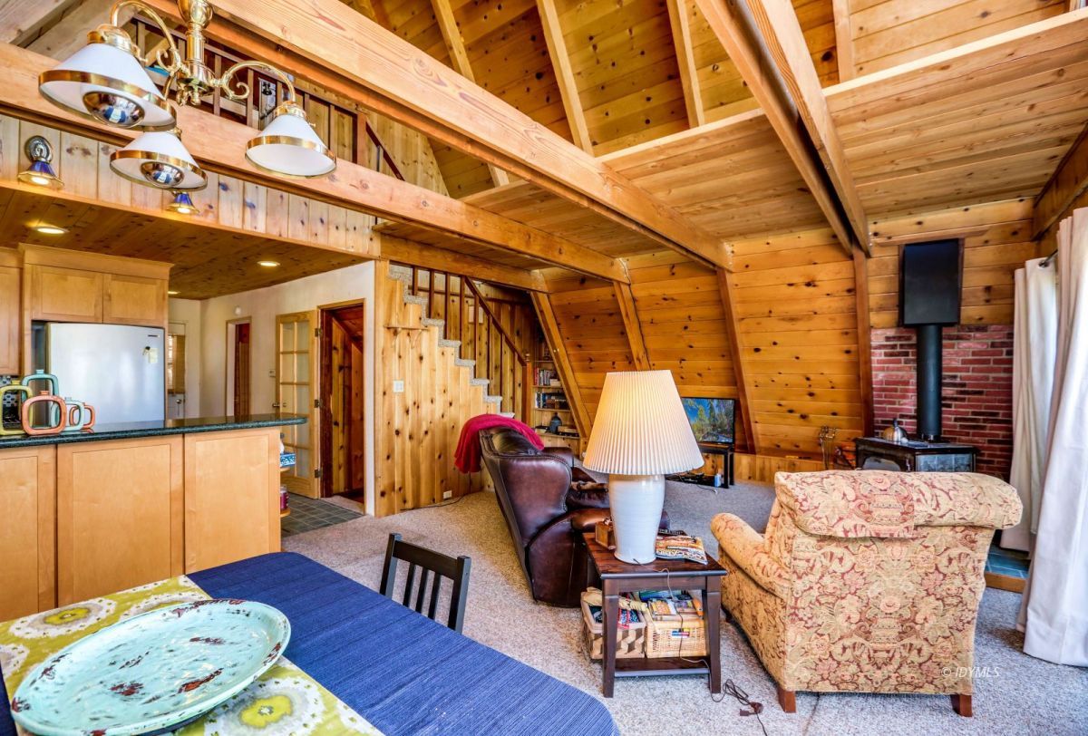 24636 Logan Creek Road Idyllwild, CA 92549 - Photo 11 of 29 Open Dining/Living layout