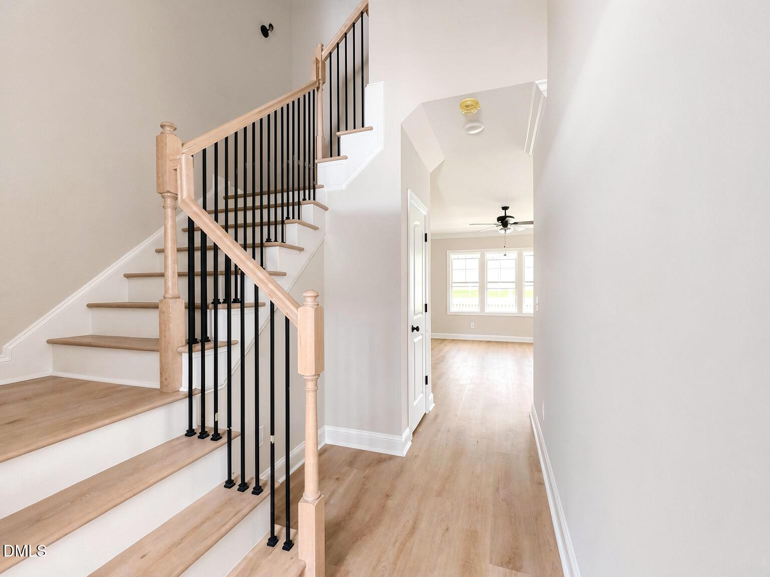 10440 Stallings Road Spring Hope, NC 27882 - Photo 2 of 15 a view of a hallway with wooden floor and entryway