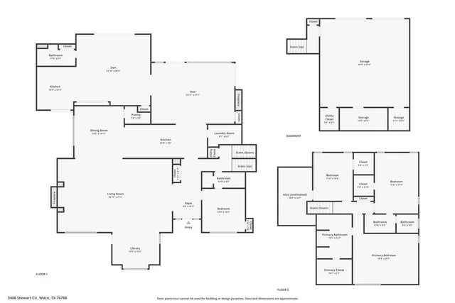 $789,500 | 3408 Stewart Circle, Waco, TX 76708