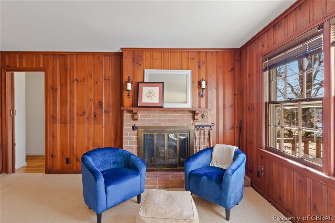 549 Long Point Lane Topping, VA 23169 - Photo 12 of 48 Fireplace and a view!