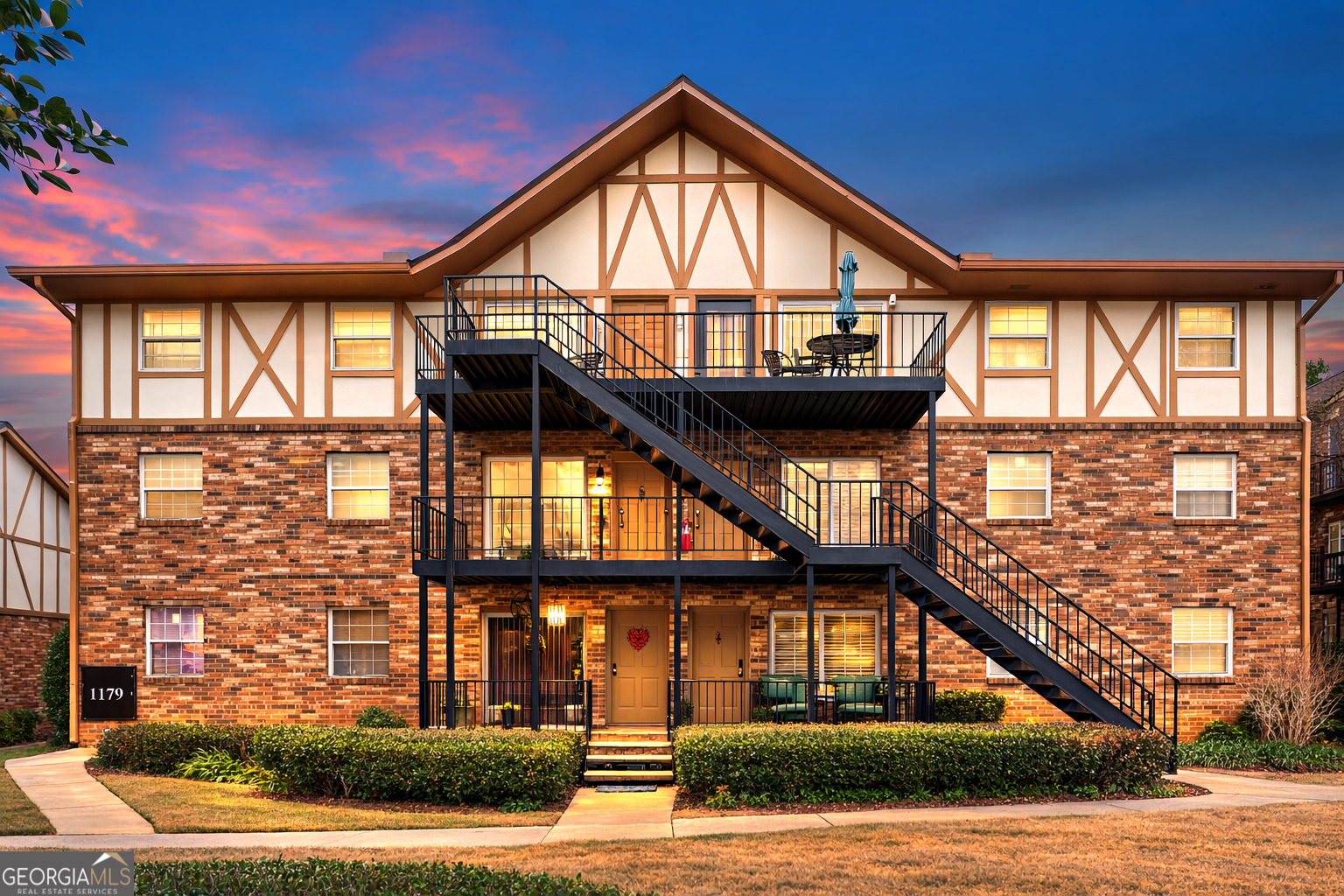 a view of large building