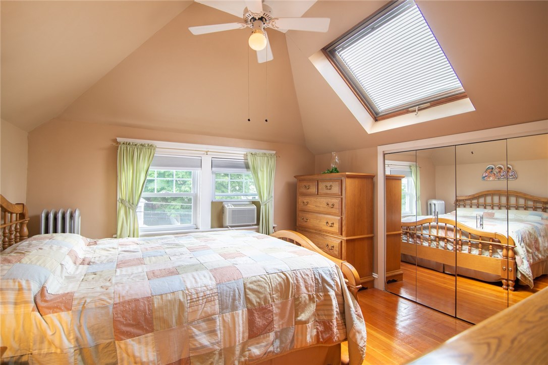 19 Lyndon Road Cranston, RI 02905 - Photo 26 of 29 Master bedroom view of skylight and vaulted ceiling.
