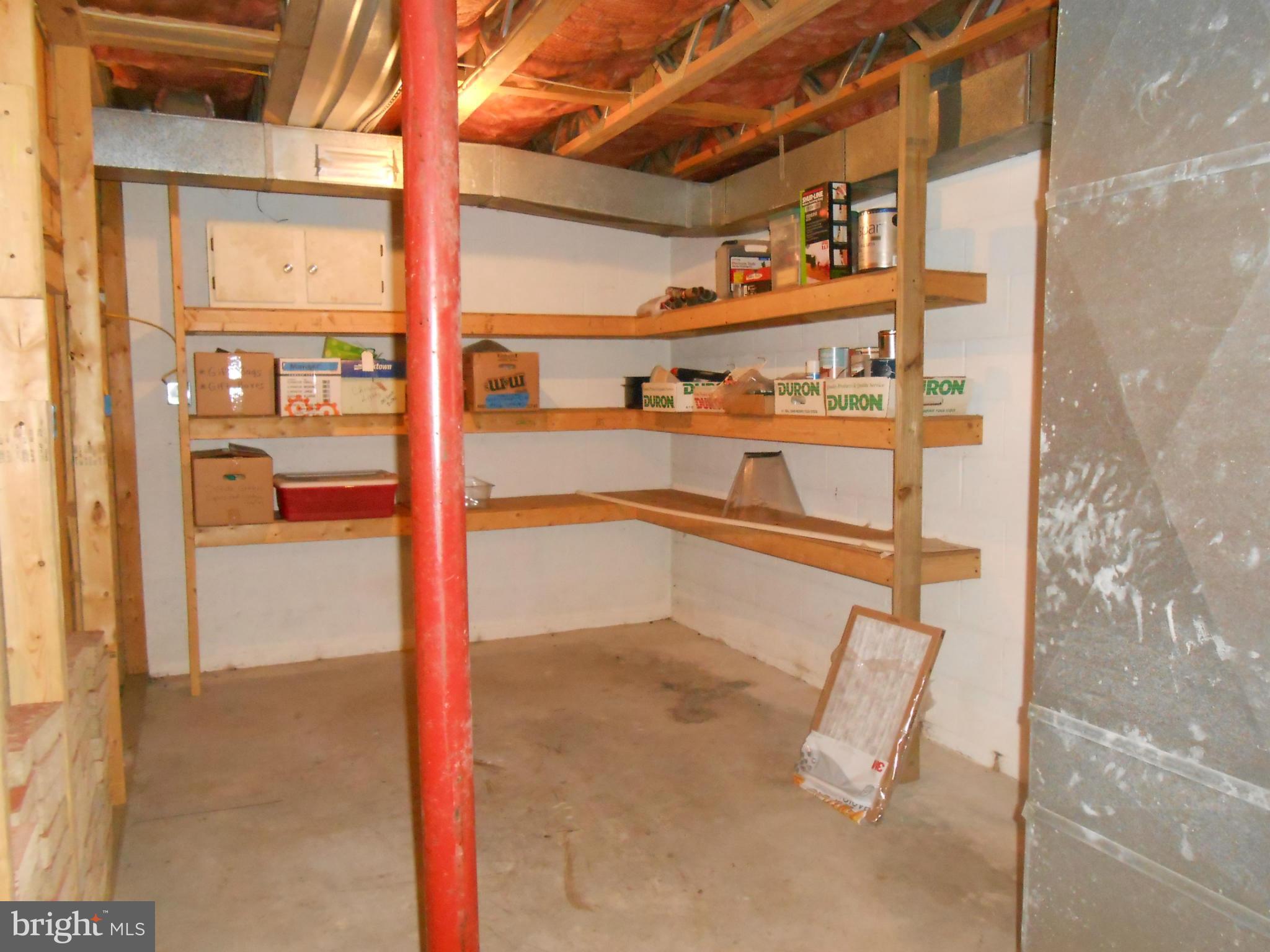 14120 Fairview Road Clear Spring, MD 21722 - Photo 19 of 27 Basement storage room w/shelving
